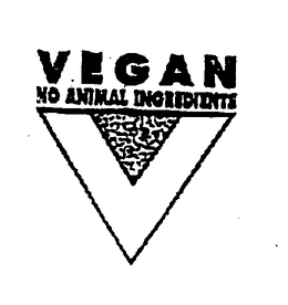VEGAN NO ANIMAL INGREDIENTS trademark