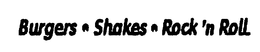 BURGERS - SHAKES - ROCK'N ROLL trademark