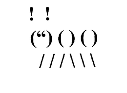 ! !  (") () ()  / / / \ \ \ trademark