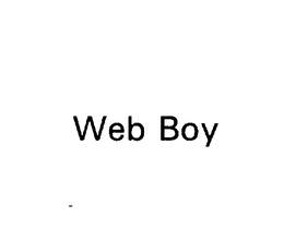 WEB BOY trademark