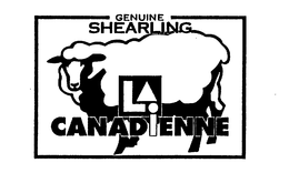 GENUINE SHEARLING LA CANADIENNE trademark