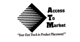 ACCESS TO MARKET "YOUR FAST TRACK TO PRODUCT PLACEMENT!" trademark