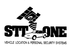 STT ONE VEHICLE LOCATION & PERSONAL SECURITY SYSTEMS trademark