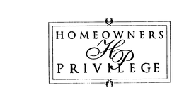 HP HOMEOWNERS PRIVILEGE trademark