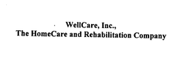 WELLCARE, INC., THE HOMECARE AND REHABILITATION COMPANY trademark