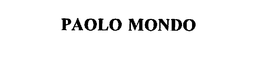 PAOLO MONDO trademark
