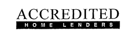 ACCREDITED HOME LENDERS trademark