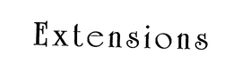 EXTENSIONS trademark