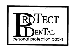 PROTECT DENTAL PERSONAL PROTECTION PACKS trademark