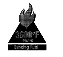 3600 F 1982 C BRAZING FUEL trademark
