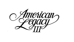 AMERICAN LEGACY III trademark