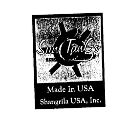 SUN TANGO RESORT CLOTHING MADE IN USA SHANGRILA USA, INC. trademark