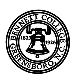 BENNETT COLLEGE GREENSBORO, N.C. 1873 1926 trademark