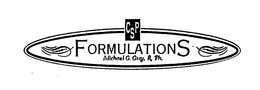 CSP FORMULATIONS MICHAEL G. GUY. R. PH. trademark