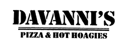 DAVANNI'S PIZZA & HOT HOAGIES trademark