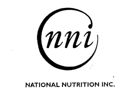 NNI NATIONAL NUTRITION INC. trademark