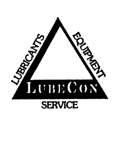 LUBECON LUBRICANTS EQUIPMENT SERVICE trademark