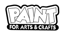 PAINT FOR ARTS & CRAFTS trademark