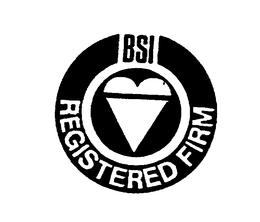 BSI REGISTERED FIRM trademark