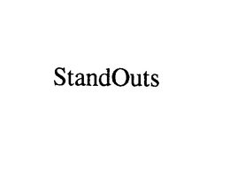 STANDOUTS trademark