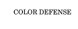 COLOR DEFENSE trademark