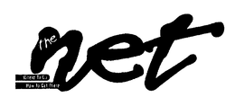 THE NET WHERE TO GO HOW TO GET THERE trademark