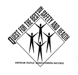 QUEST FOR THE BEST IN SAFETY AND HEALTHAMERICAN TEXTILE MANUFACTURERS INSTITUTE trademark