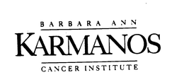 BARBARA ANN KARMANOS CANCER INSTITUTE trademark