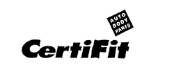 AUTO BODY PARTS CERTIFIT trademark