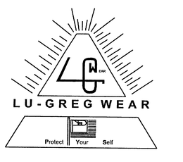 LGWEAR LU-GREG WEAR PYS PROTECT YOUR SELF trademark