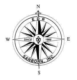 EDR SANBORN, INC. SINCE 1866 NWSE trademark