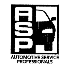ASP AUTOMOTIVE SERVICE PROFESSIONALS trademark