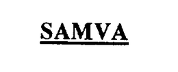 SAMVA trademark