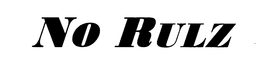 NO RULZ trademark
