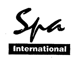 SPA INTERNATIONAL trademark