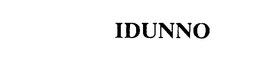 IDUNNO trademark