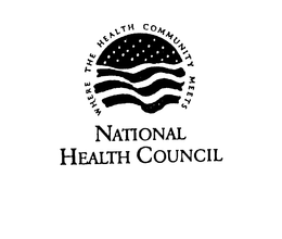 NATIONAL HEALTH COUNCIL WHERE THE HEALTH COMMUNITY MEETS trademark