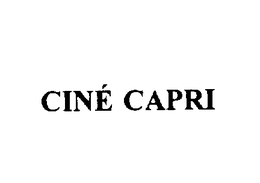 CINE CAPRI trademark