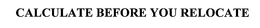 CALCULATE BEFORE YOU RELOCATE trademark