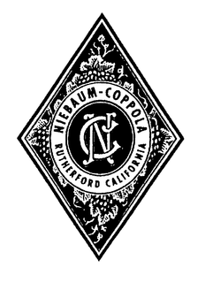 NIEBAUM-COPPOLA NC RUTHERFORD CALIFORNIA trademark