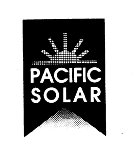 PACIFIC SOLAR trademark