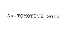 AU-TOMOTIVE GOLD trademark