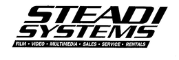 STEADI SYSTEMS FILM VIDEO MULTIMEDIA SALES SERVICE RENTALS trademark