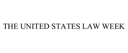 THE UNITED STATES LAW WEEK trademark