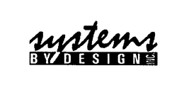 SYSTEMS BY DESIGN INC. trademark