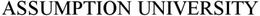 ASSUMPTION UNIVERSITY trademark