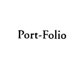 PORT-FOLIO trademark