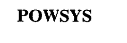 POWSYS trademark