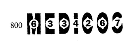 800 M E D I C O S 6 3 3 4 2 6 7 trademark