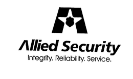ALLIED SECURITY INTEGRITY. RELIABILITY. SERVICE. trademark